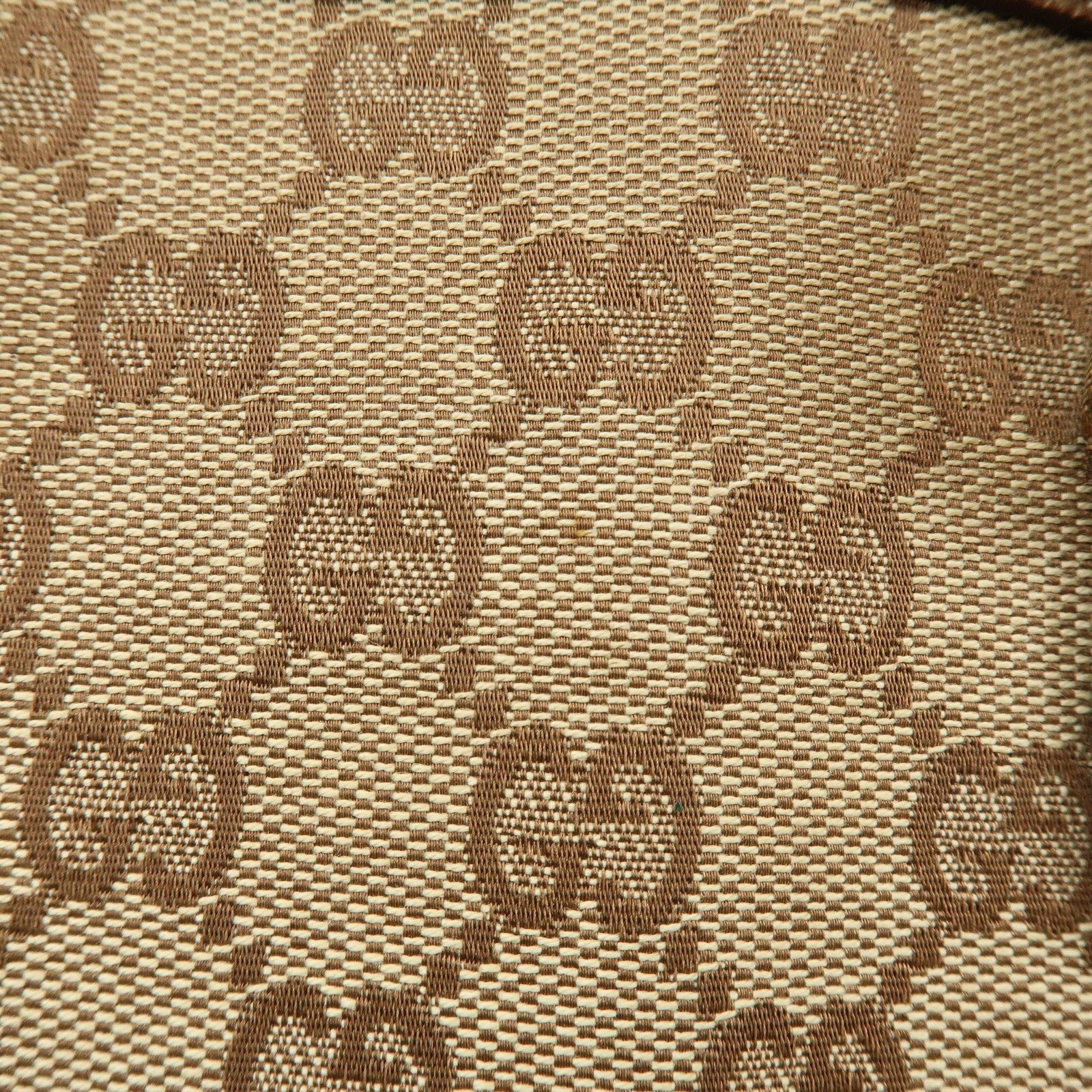 Gucci Hand Bag - Brown, GG Canvas, Leather