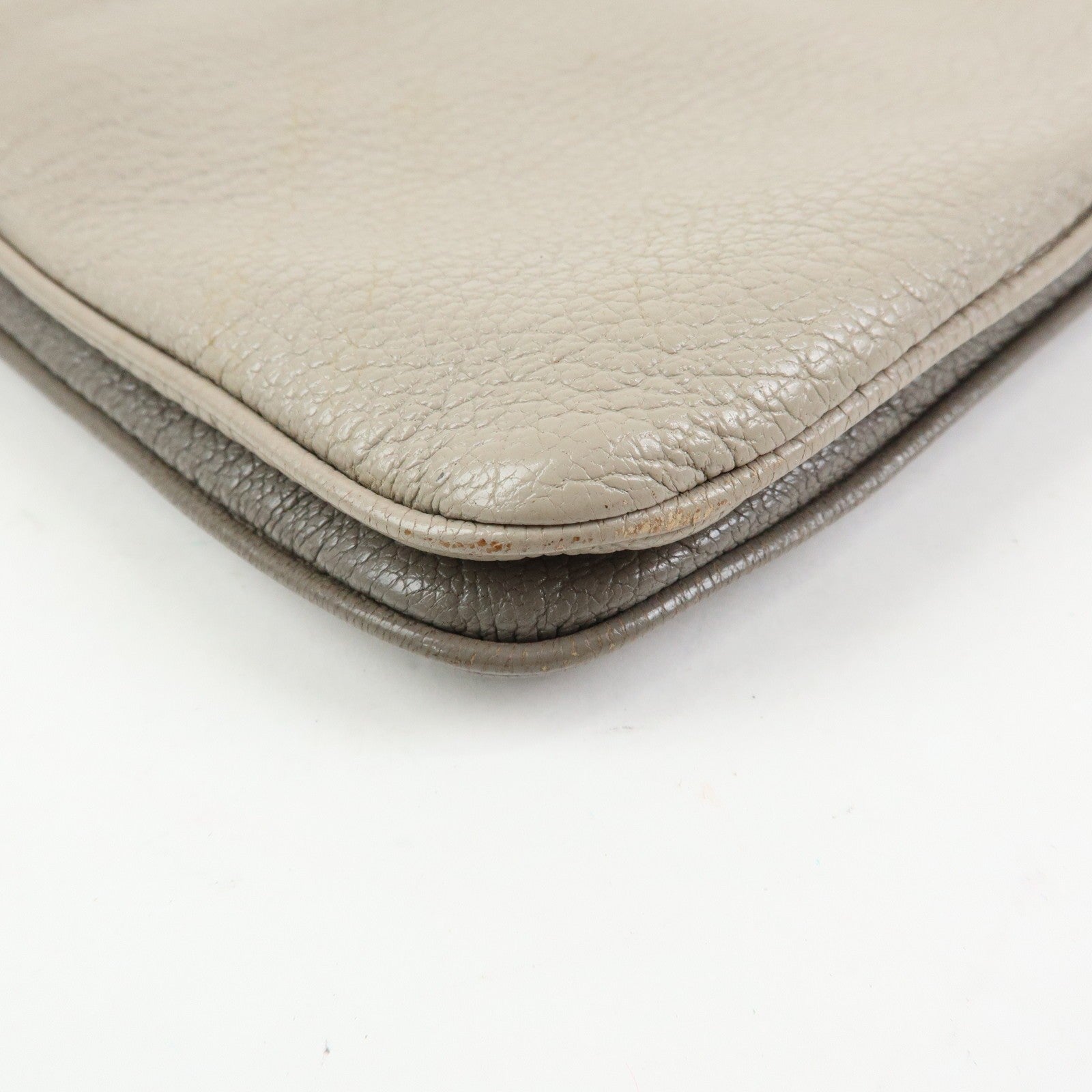 Miu Miu Madras 2Way Handbag - Greige, Leather