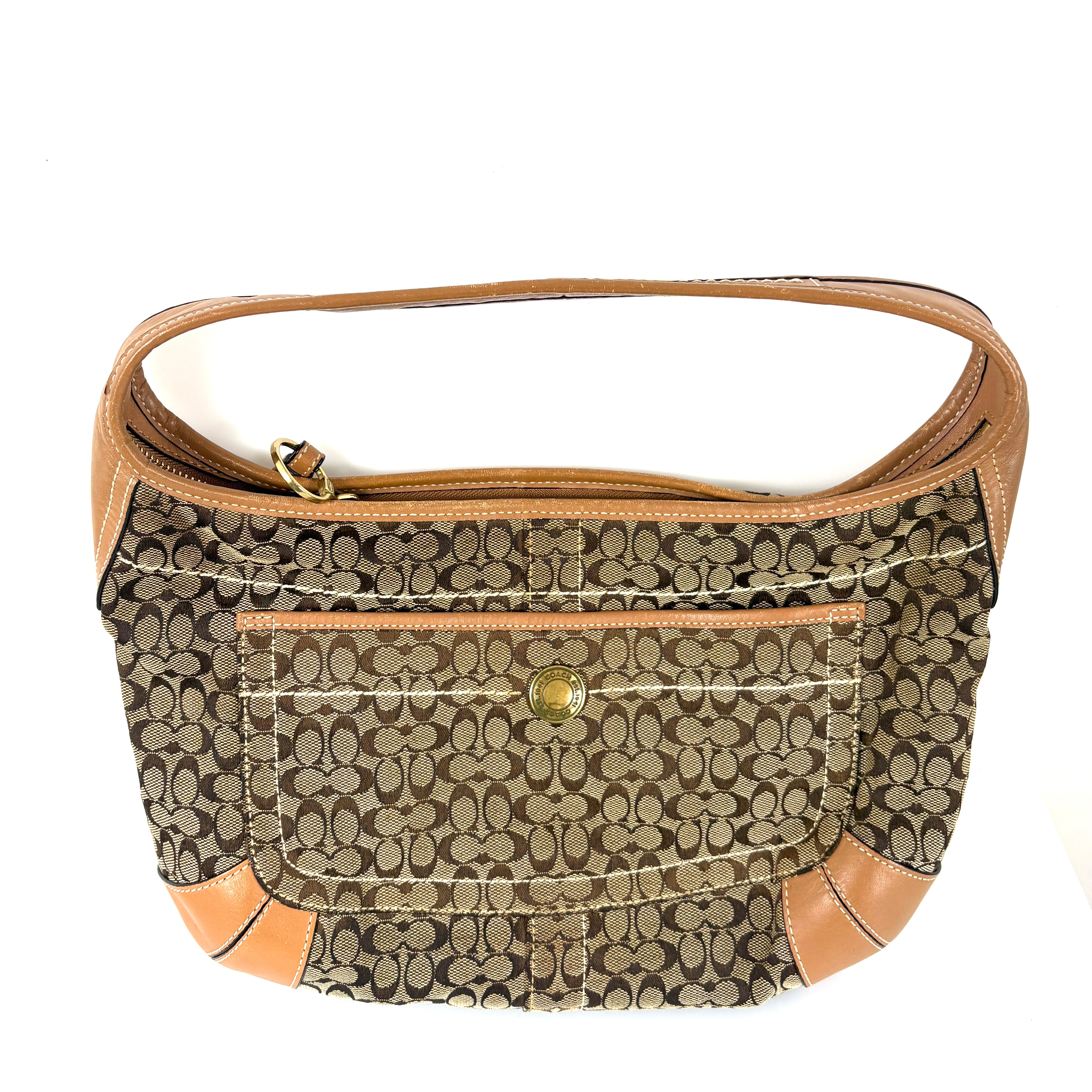 Coach Signature brown bag