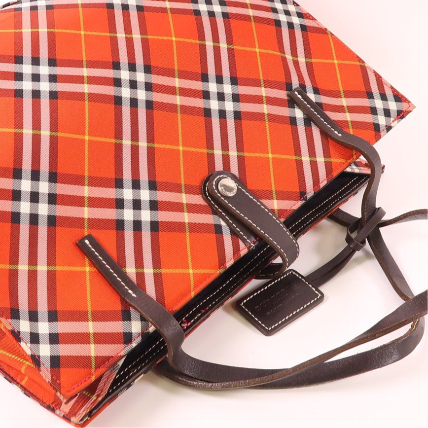 Burberry SHW Handbag - Red, Nylon