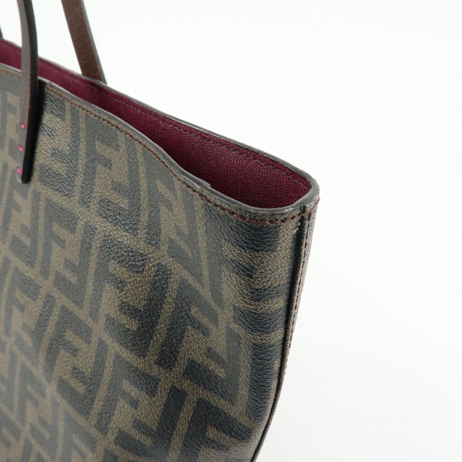 Fendi Tote Bag - Brown, Black, PVC