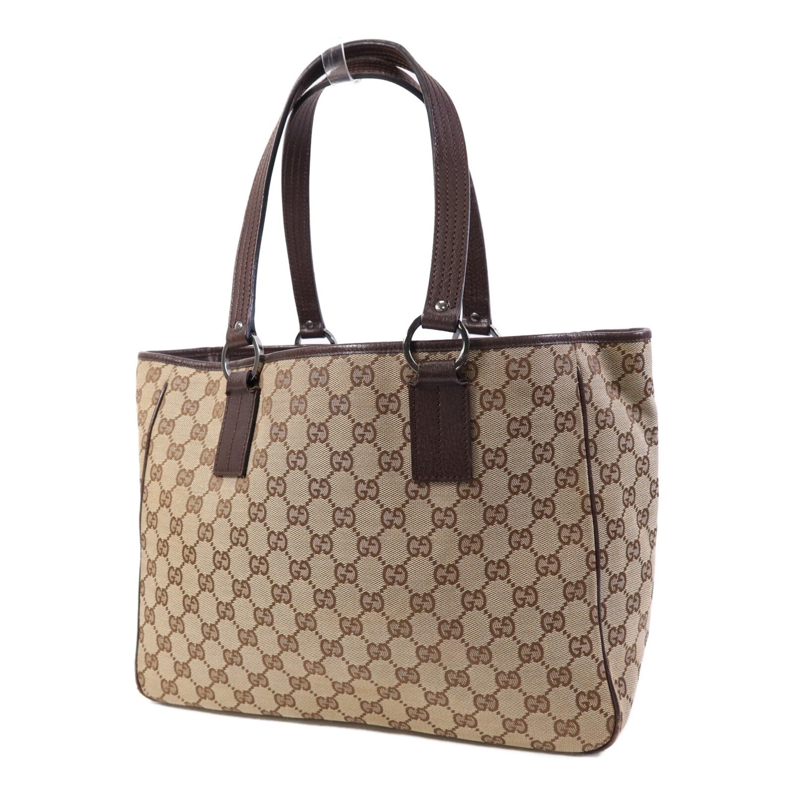 Gucci GG SHW Shoulder Bag - Beige, GG Canvas