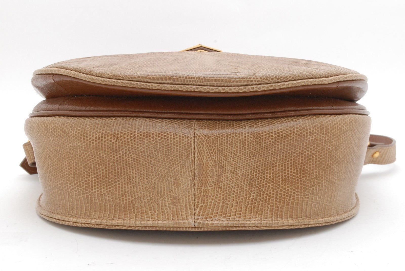 Saint Laurent Yves Saint Laurent Shoulder Bag - Beige, Leather