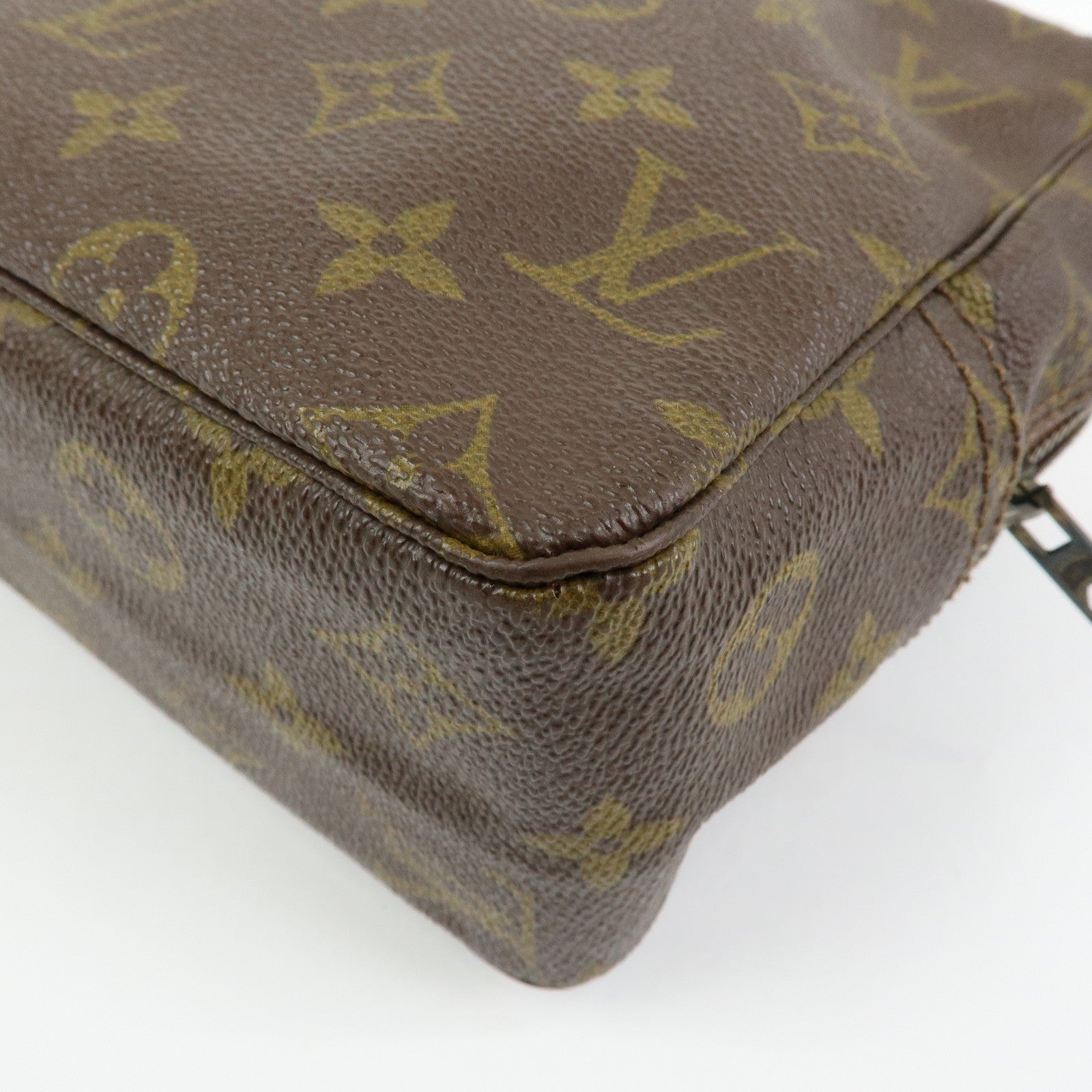 Louis Vuitton Trousse Toilette 28 Monogram Clutch - Brown, Leather