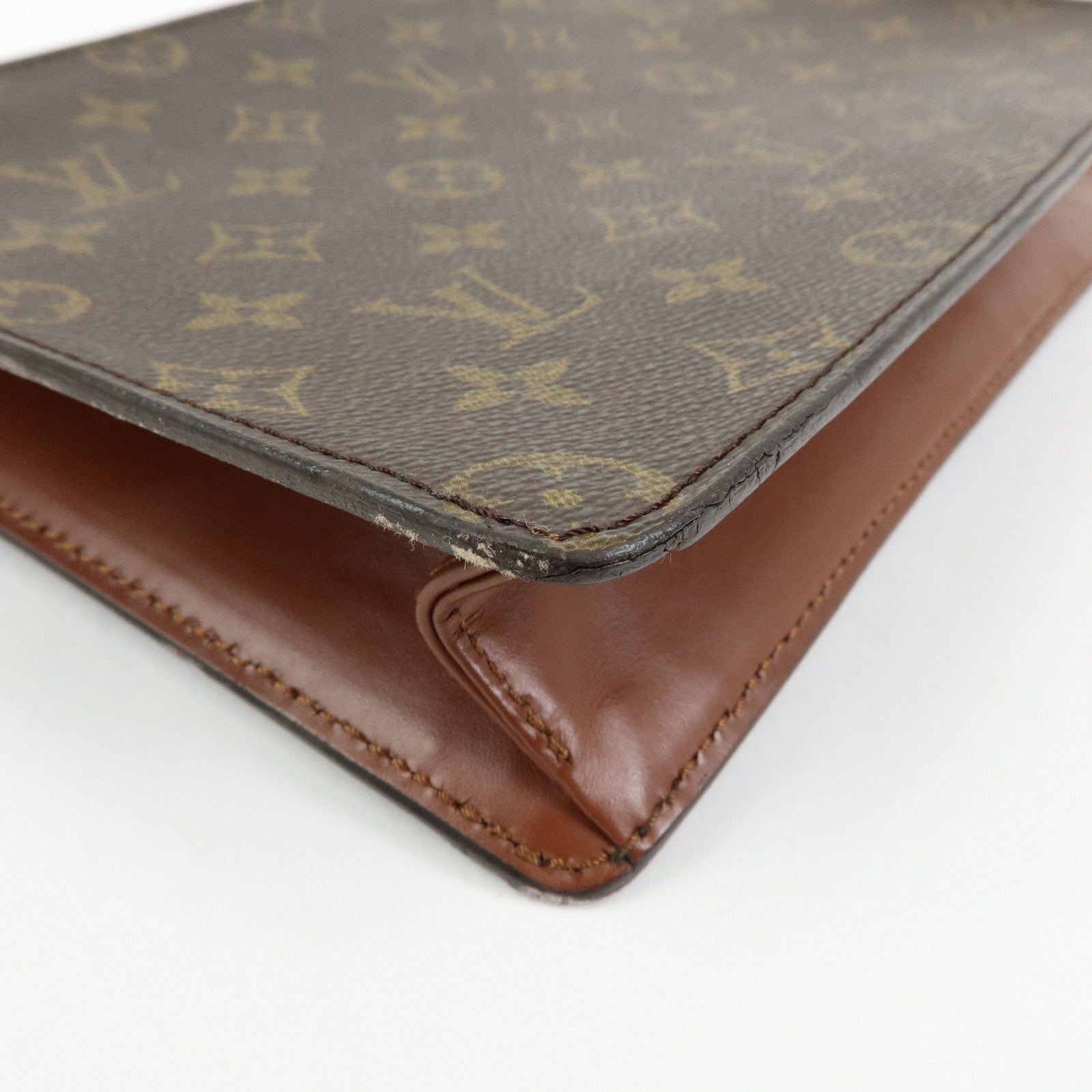 Louis Vuitton Monogram Pochette Homme Clutch Bag - Monogram, Canvas, Leather