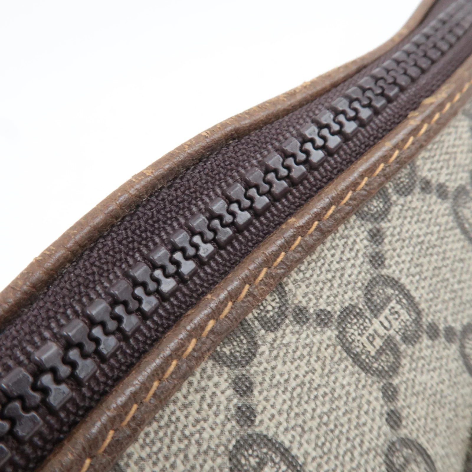 Gucci Old Gucci Clutch Bag - Beige, Brown, GG Plus Leather