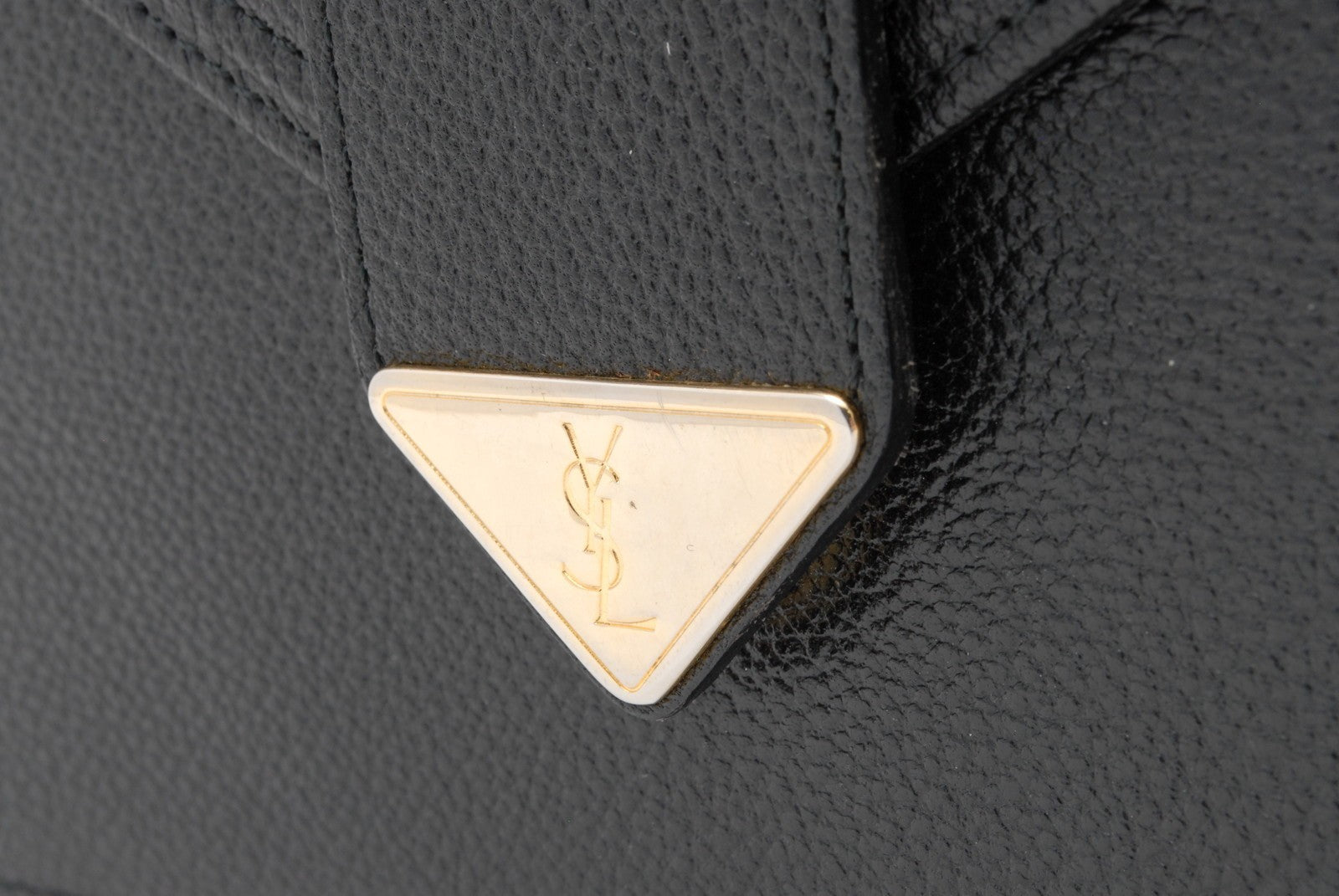 Yves Saint Laurent Envelope Clutch - Black, Leather