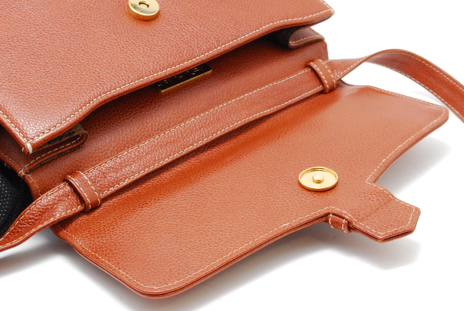 Yves Saint Laurent Shoulder Tote Stitch Bag - Brown, Leather