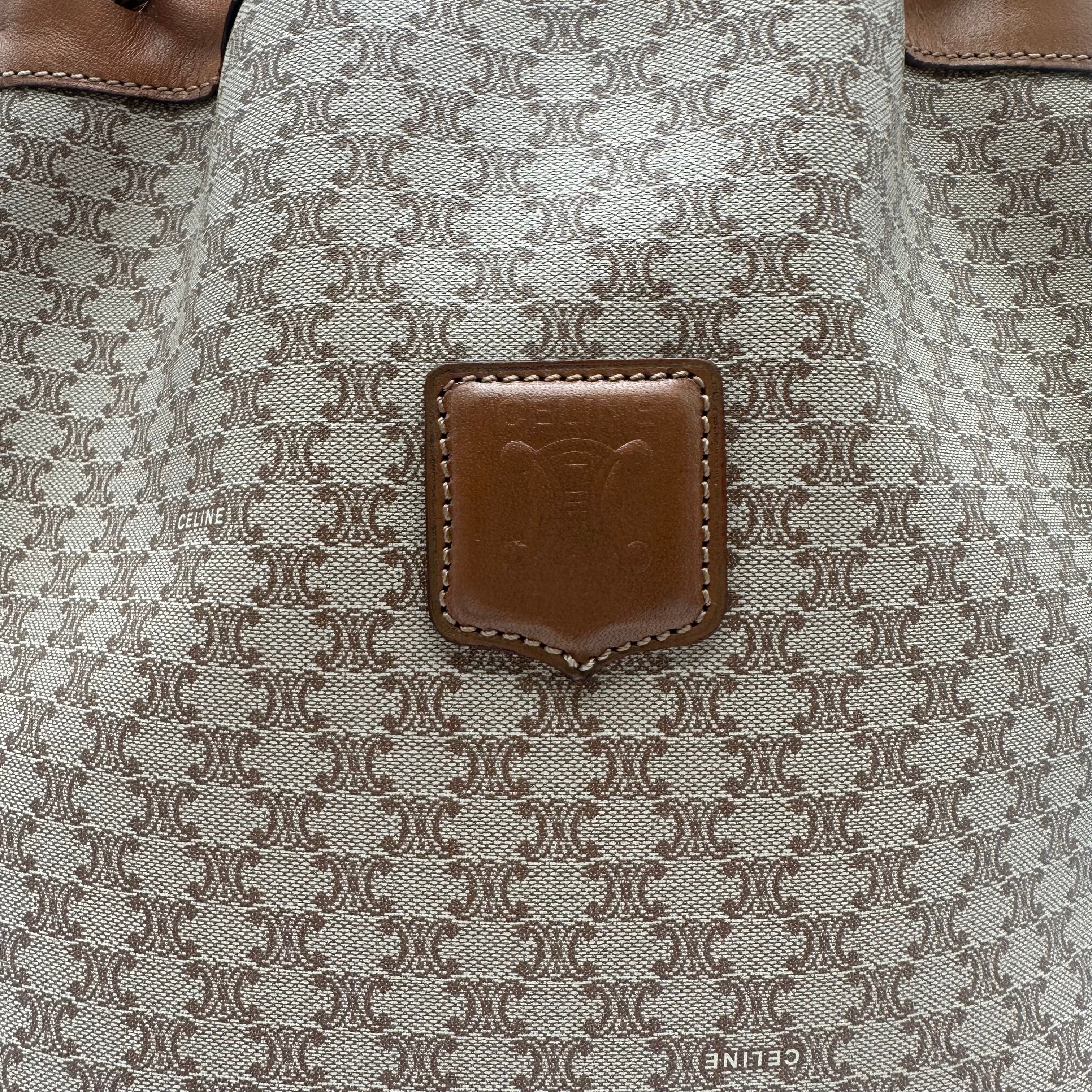 Celine Macadam Shoulder Bucket bag