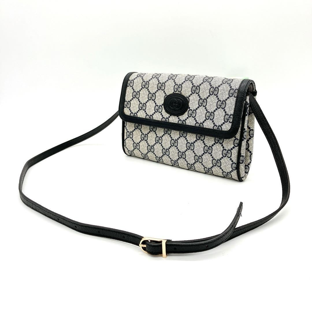 Gucci GG Supreme Shoulder Bag - Navy, PVC