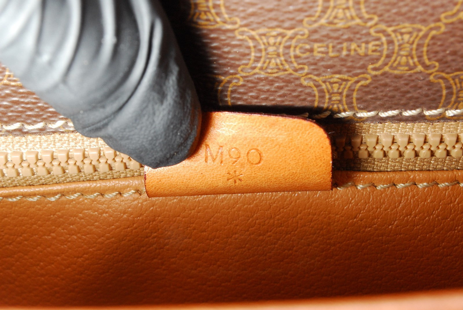 Celine Macadam Shoulder Bag - Brown, Leather PVC