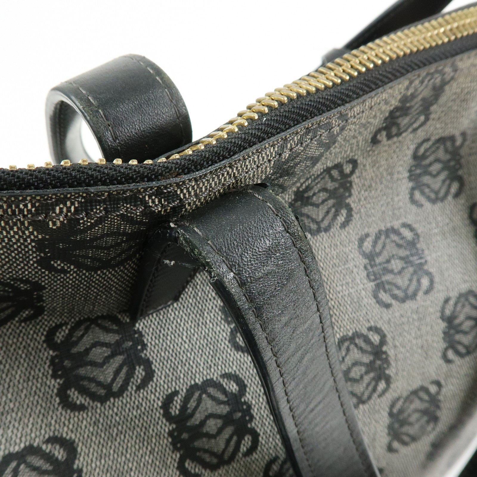 Loewe Anagram Tote Bag - Black, PVC Coating Canvas and Leather