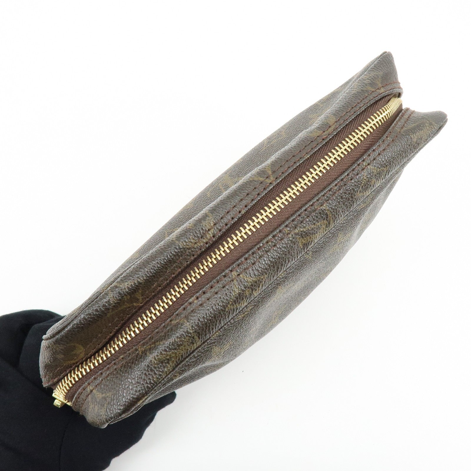 Louis Vuitton Trousse Toilette Monogram Clutch - Brown, Leather