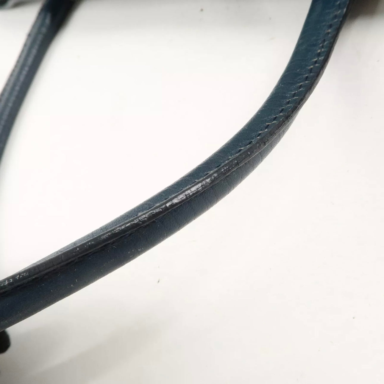 GG Supreme Leather Tote Bag Beige Navy