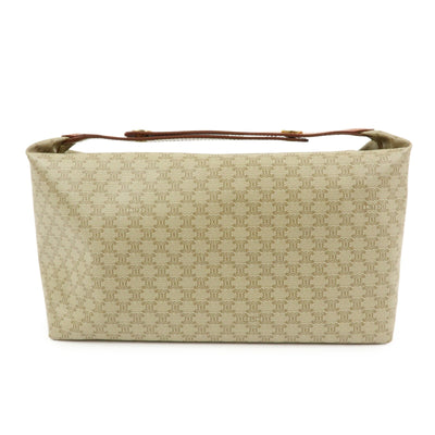 Celine Macadam Hand Bag - Beige, PVC Leather