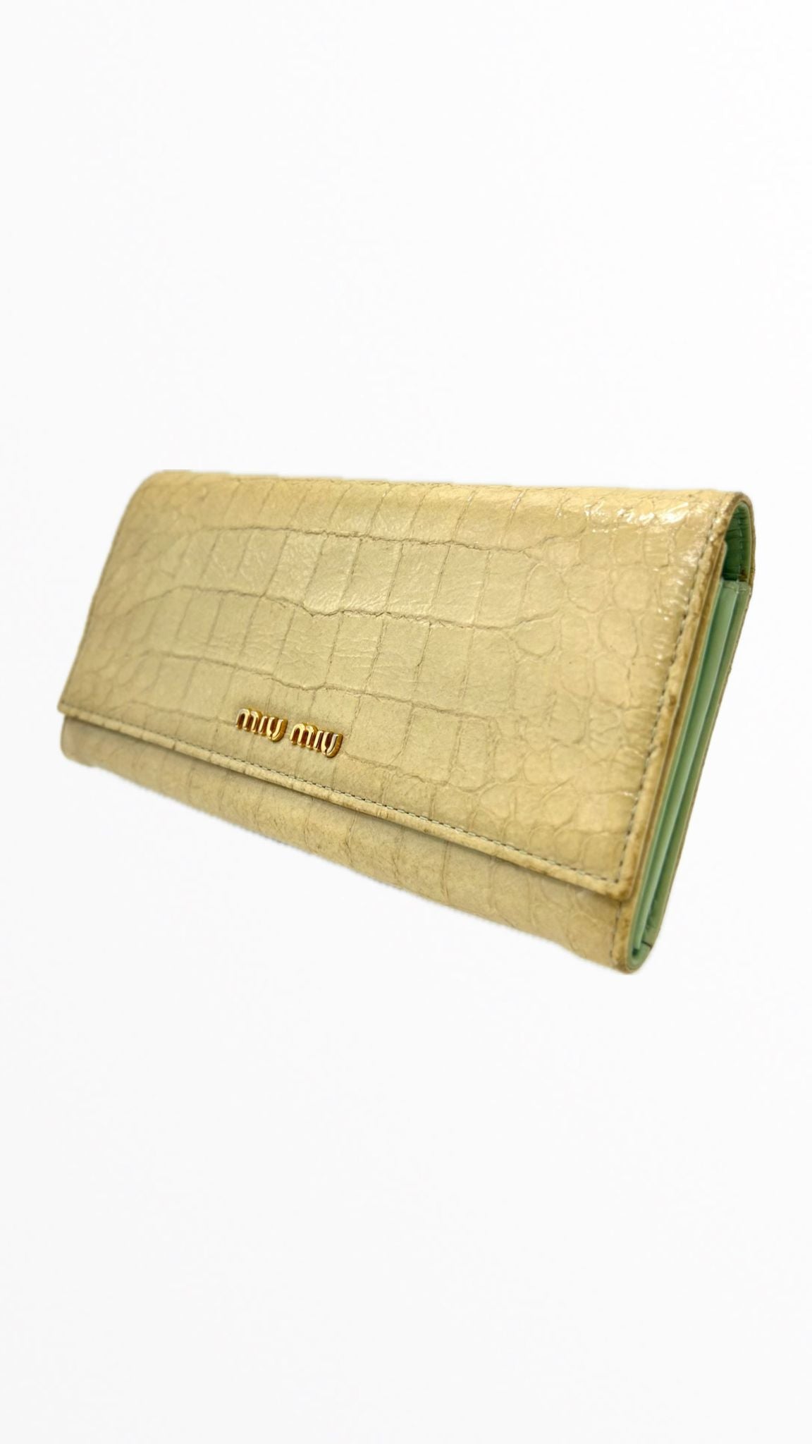 Miu Miu Leather Bifold Wallet