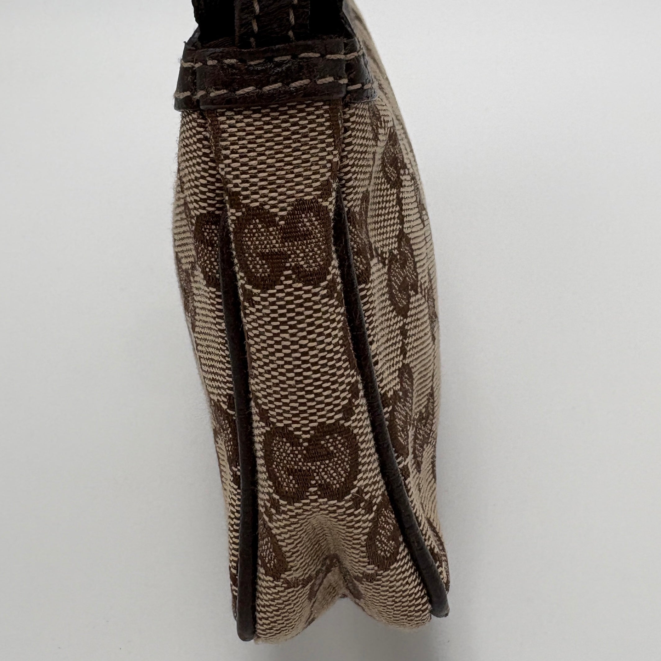 Gucci GG SHW Shoulder Bag Canvas Brown