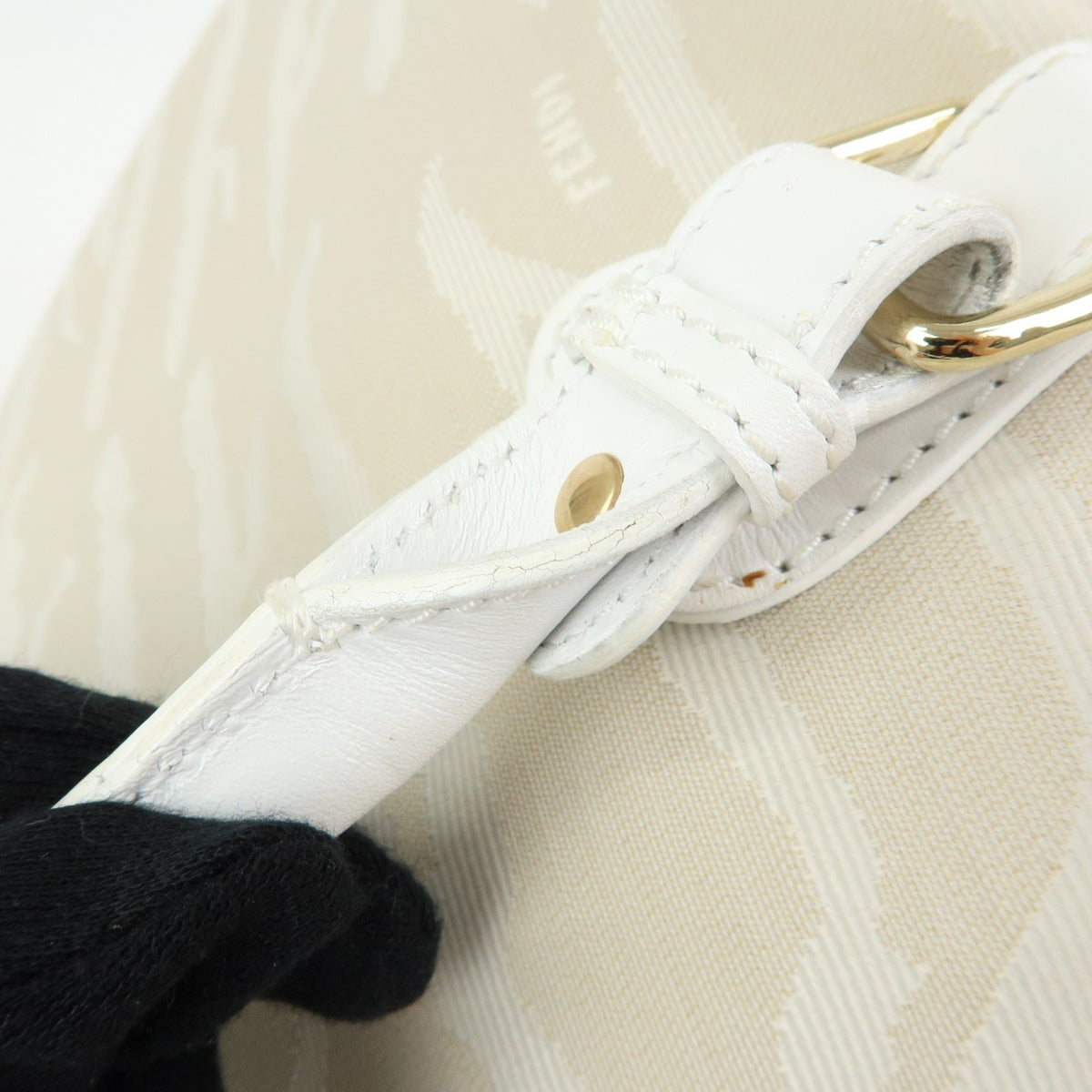 Fendi Tote Bag - Beige, Canvas Leather