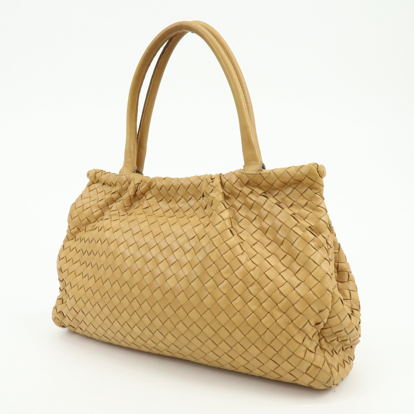 Bottega Veneta Intrecciato Hand Shoulder Bag - Brown, Nappa Leather