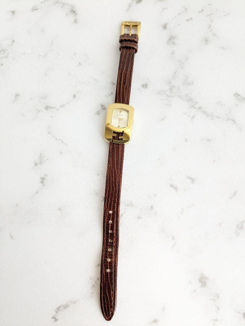 Fendi 2P Diamond Chameleon Watch - Silver, Metal