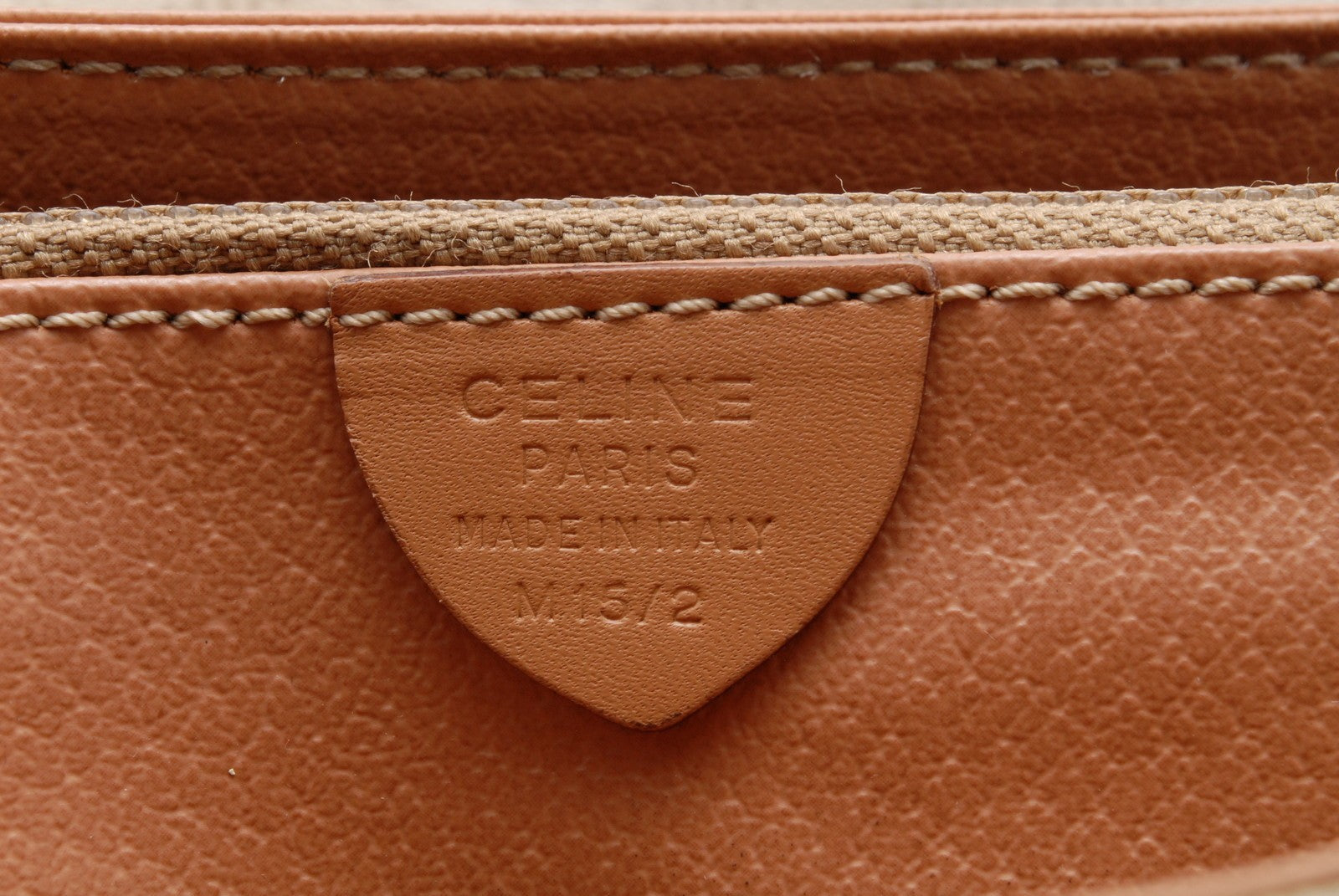 Celine Macadam Shoulder Bag - Beige, PVC Leather