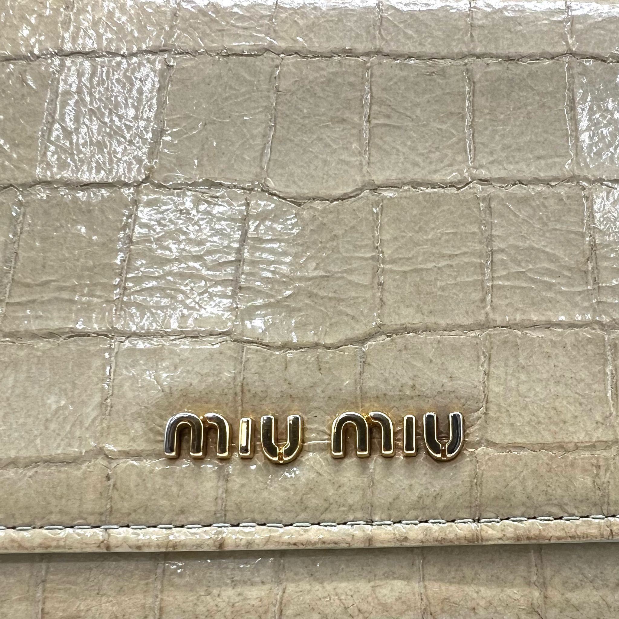 Miu Miu Leather Bifold Wallet