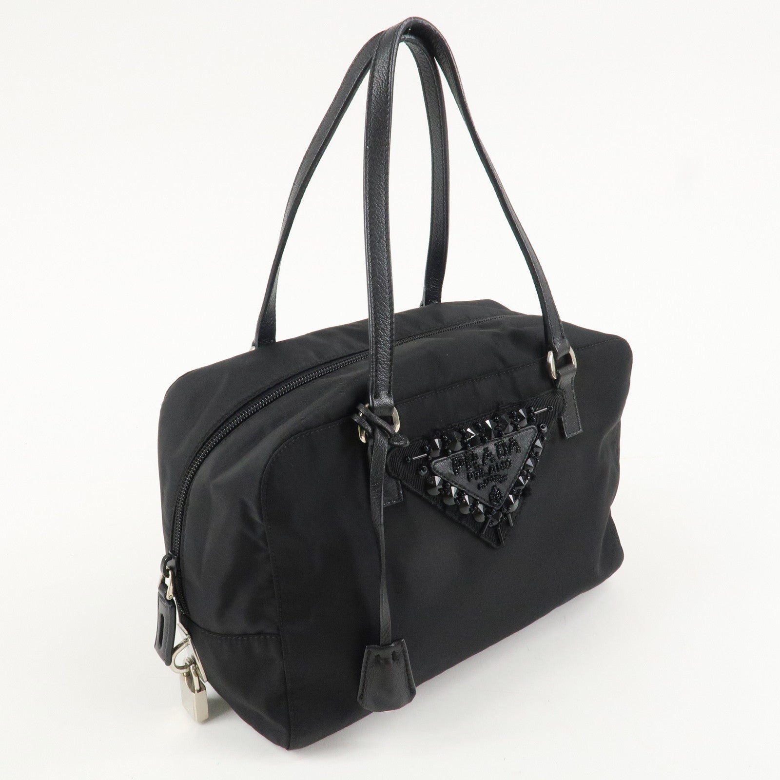 Prada Shoulder Bag - Black, Nylon/Leather