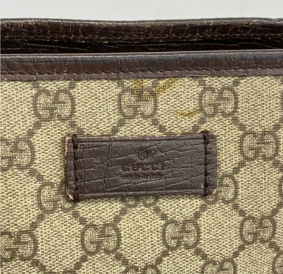 GUCCI GG SUPREME SHOULDER TOTE BAG