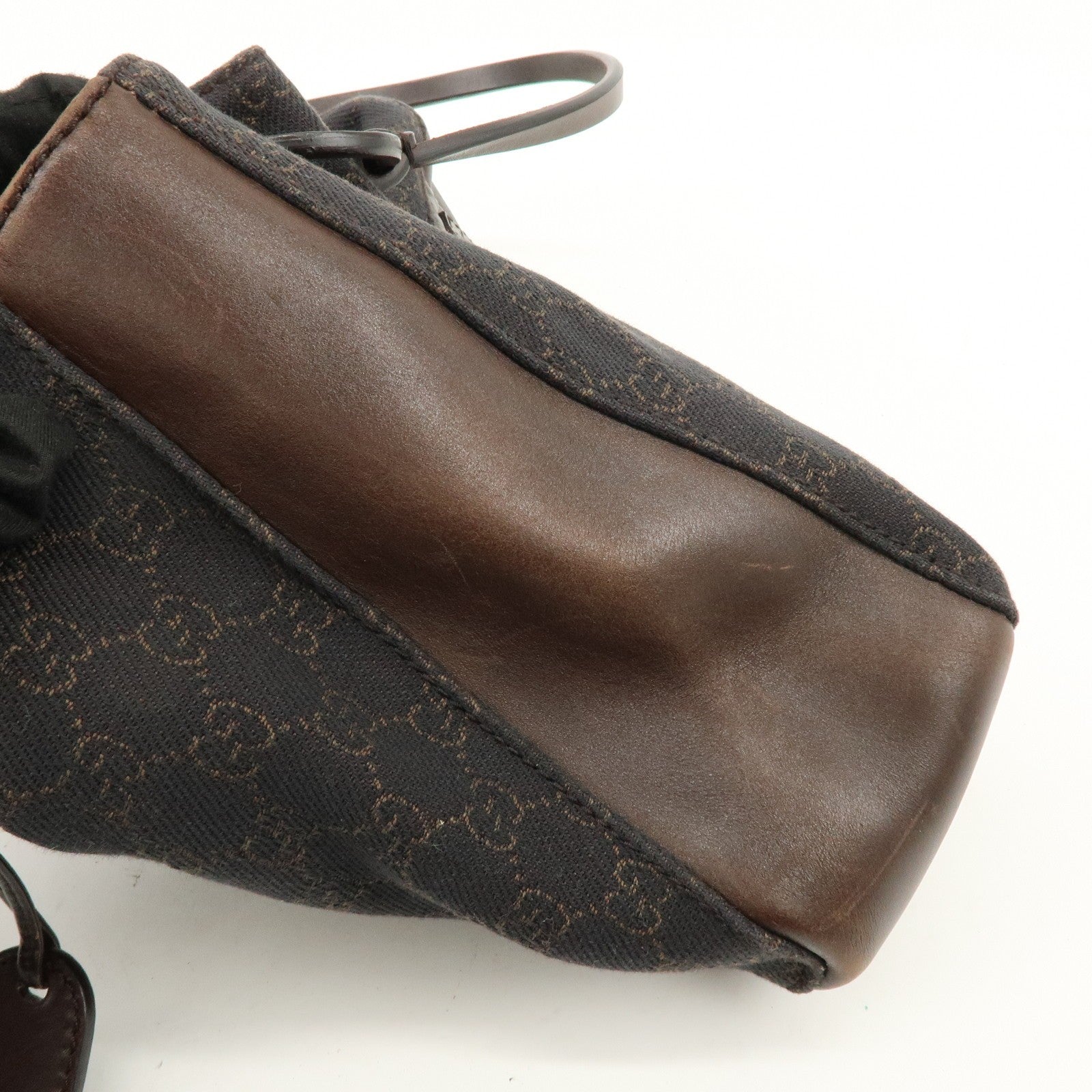 Gucci Shoulder Tote Bag - Brown, GG Canvas and Leather