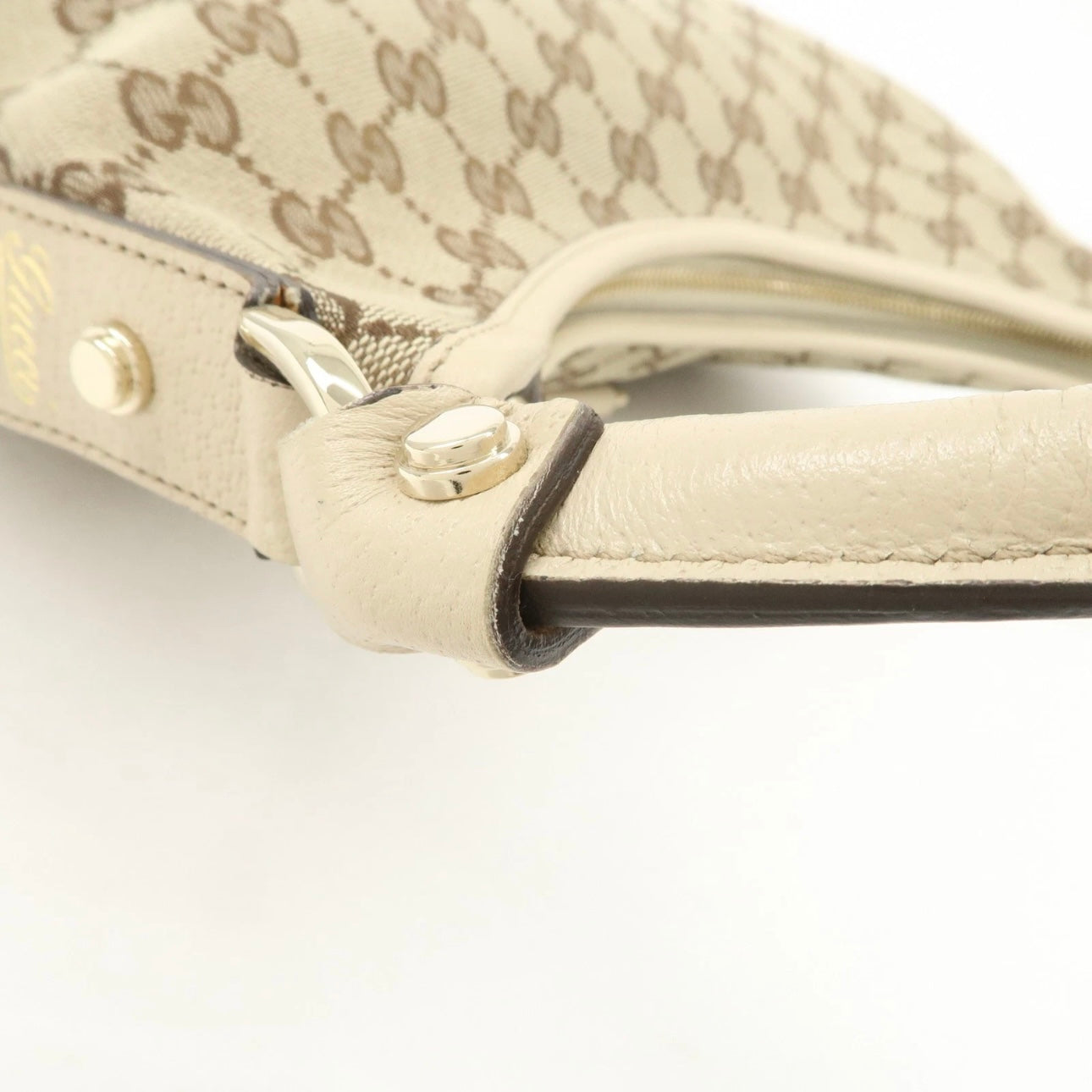 Gucci Abbey Shoulder Bag - Beige, Canvas