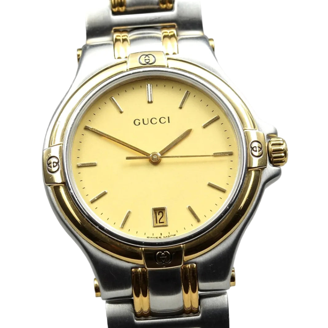 Gucci 9040M Watch - Ivory, Stainless Steel