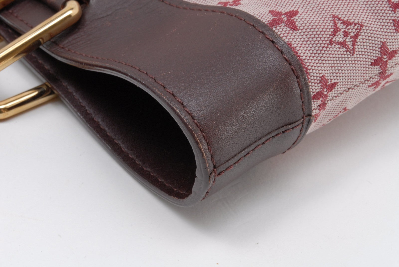 Louis Vuitton Lucille GM Tote Bag - Red Beige Brown, Canvas