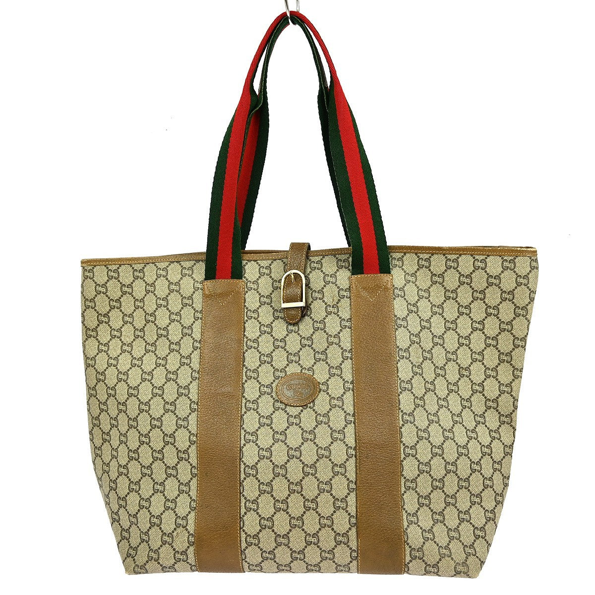 Gucci GG Tote Handbag - Beige, PVC