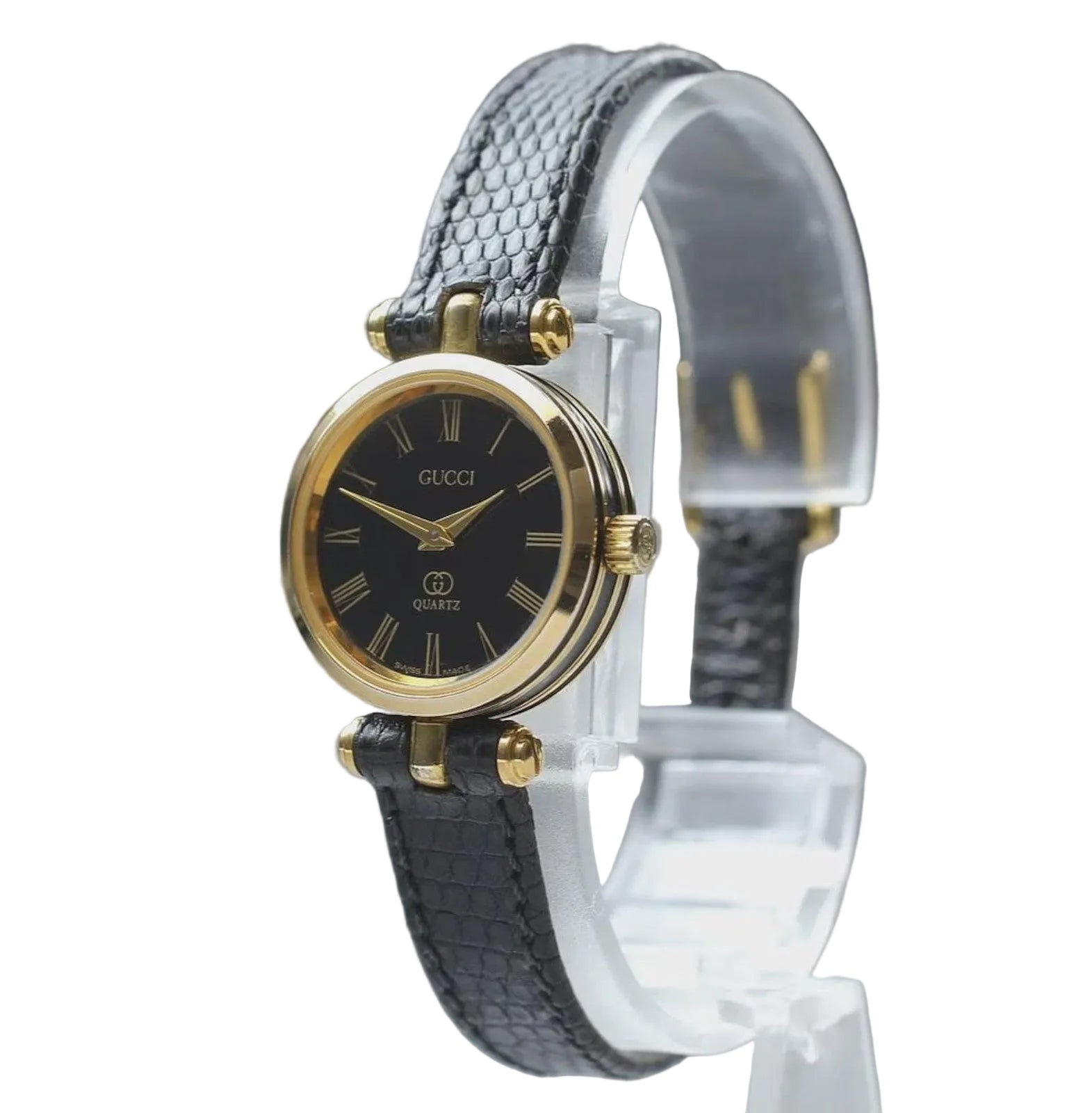 Gucci 2000L Wristwatch - Black, Leather