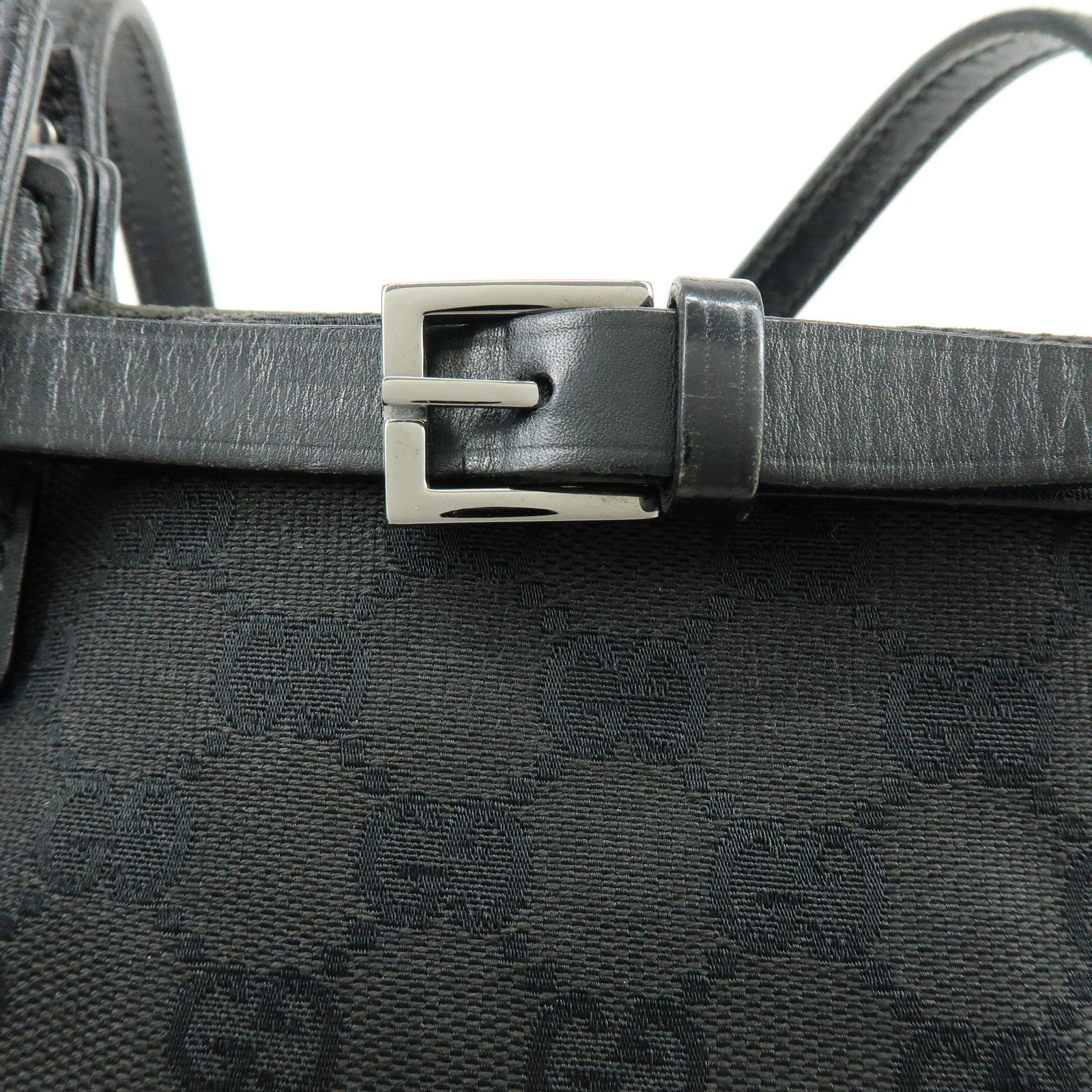 Gucci Tote Bag - Black, Canvas Leather