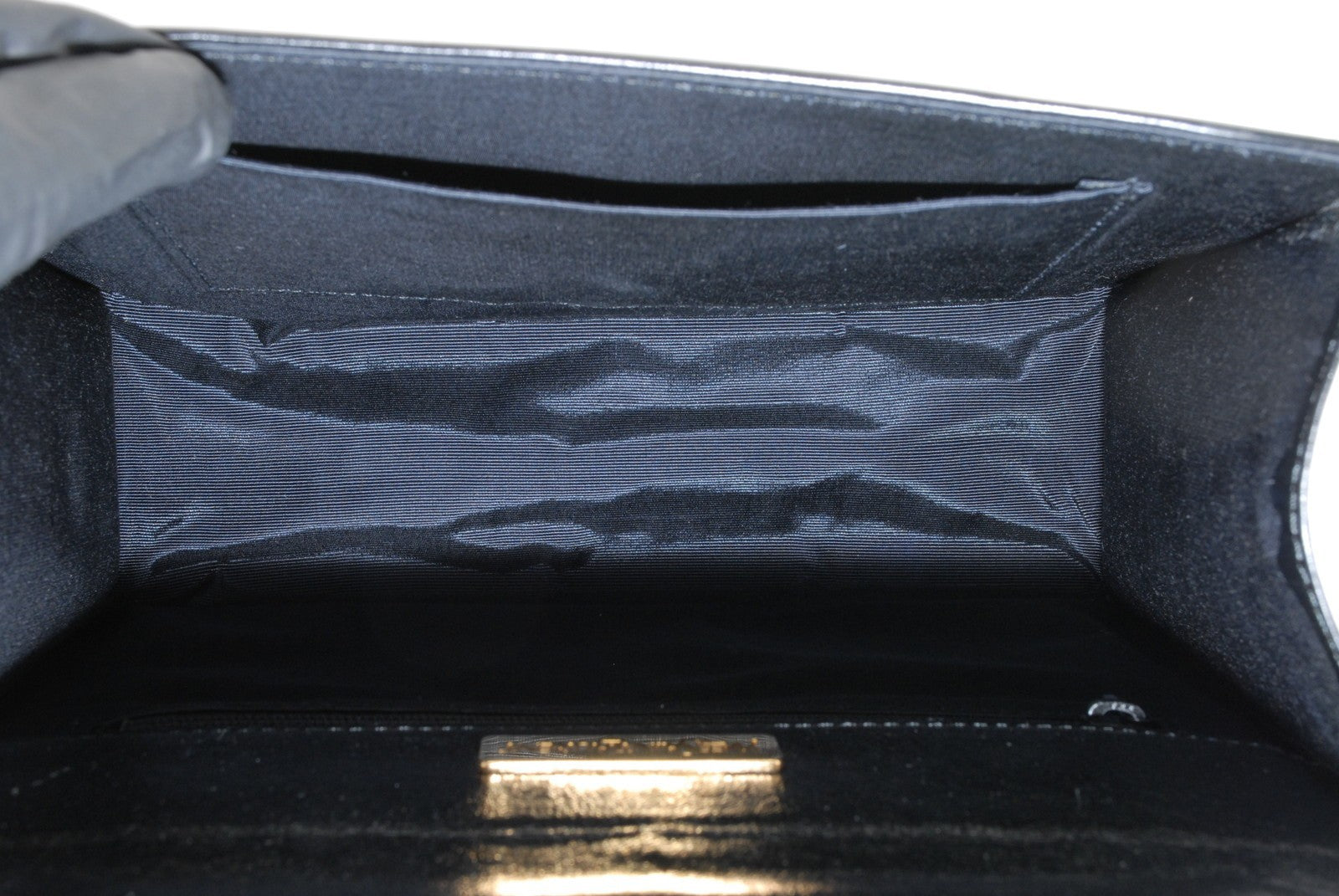 Saint Laurent Vintage Top Handle Handbag - Black, Leather