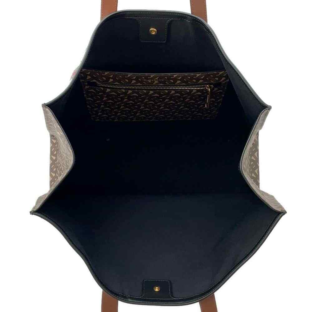 Burberry TBMonogram Tote Bag - Brown/Multicolor, PVC Coated Canvas