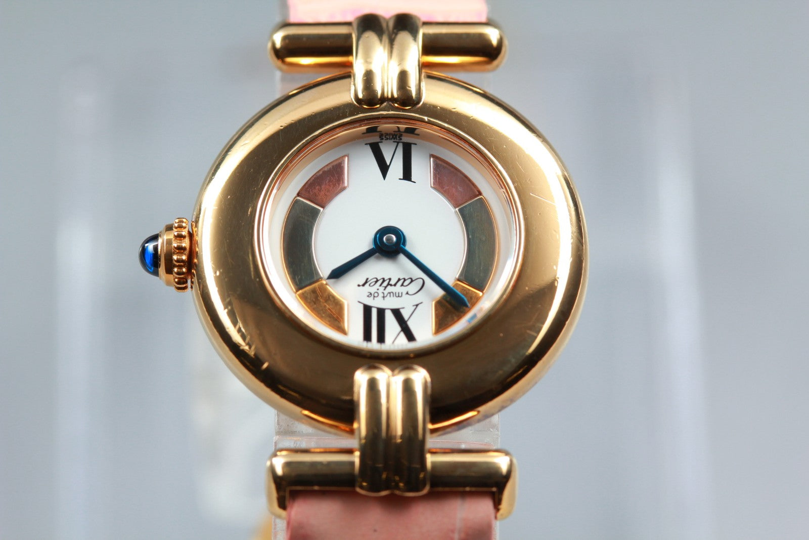 Cartier Must Colisee Vermeil 590002 Watch - Gold Pink, Leather