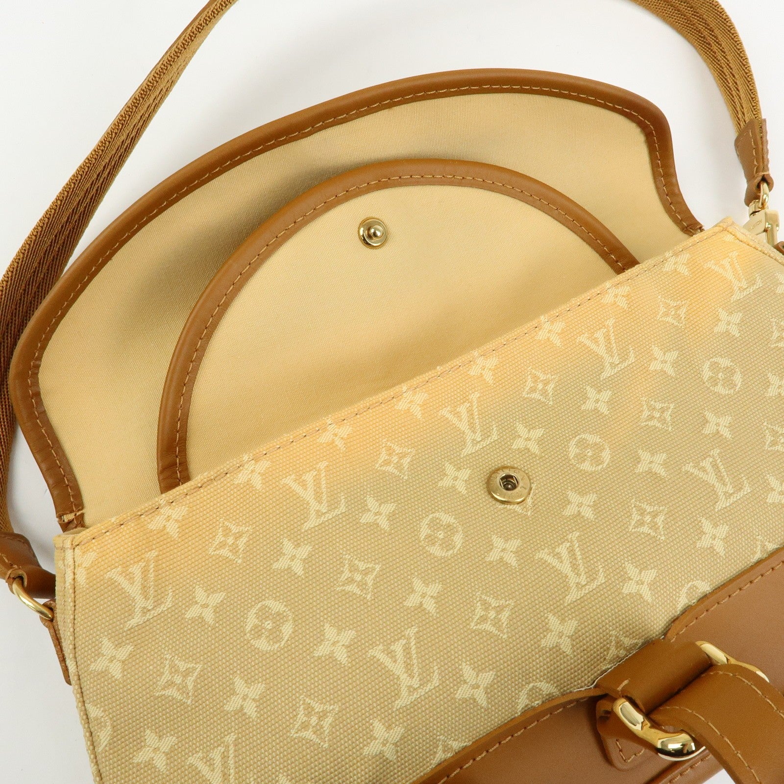 Louis Vuitton Hand Bag - Beige, Monogram Mini Canvas