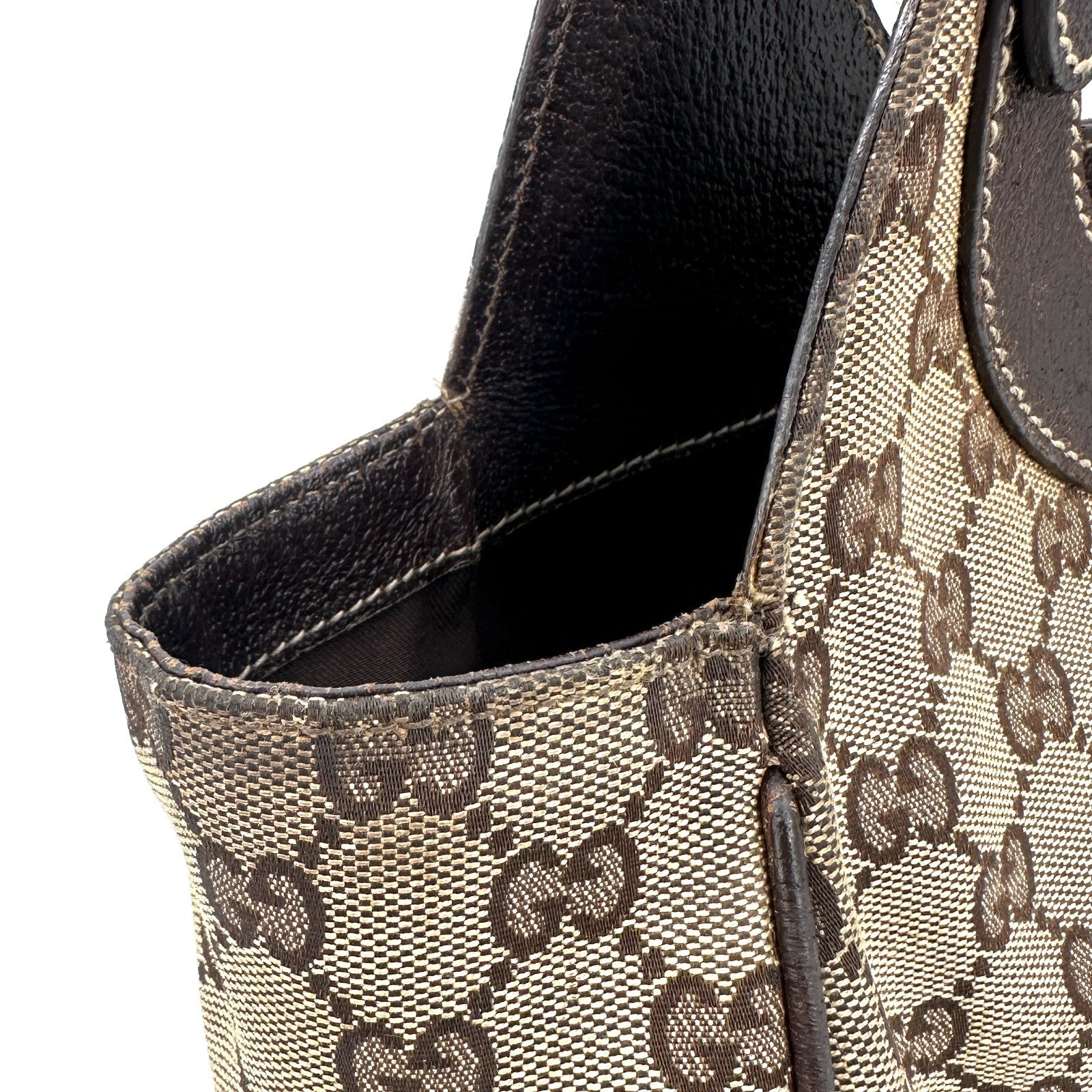 Gucci GG Bag - Brown, Canvas Leather