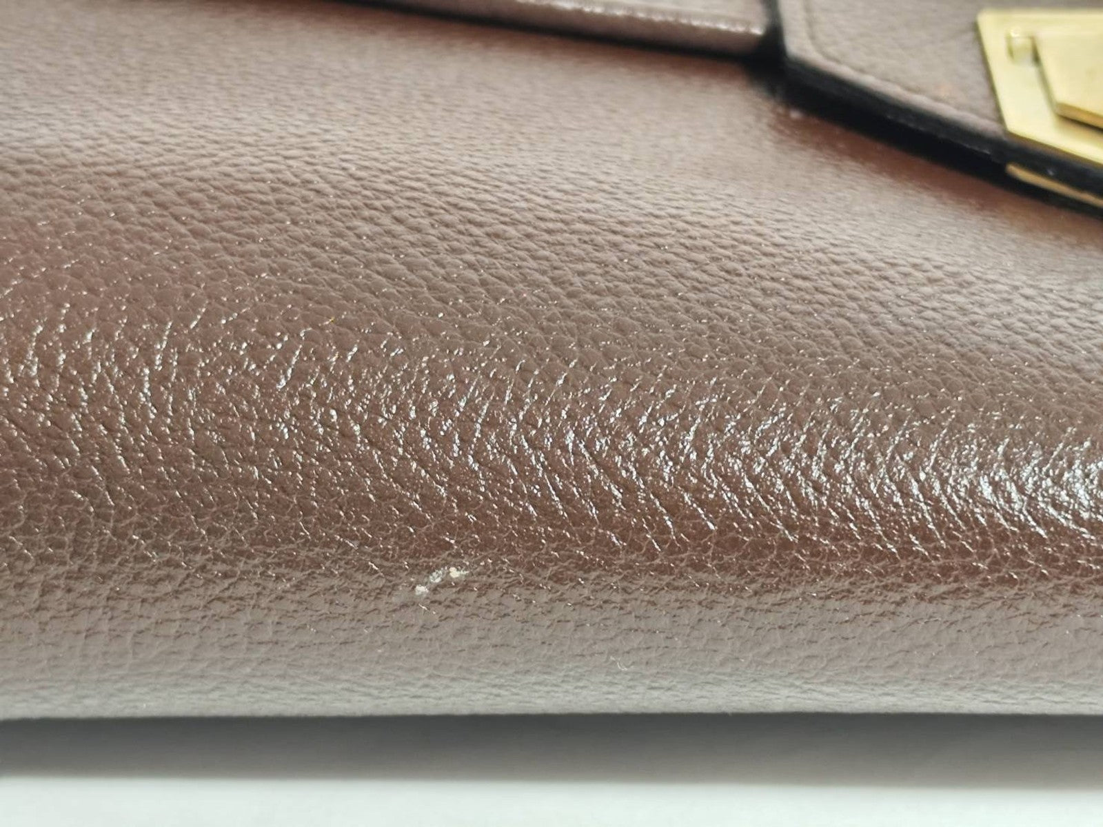 Saint Laurent Vintage Leather Shoulder Cross Body Bag - Brown, Leather