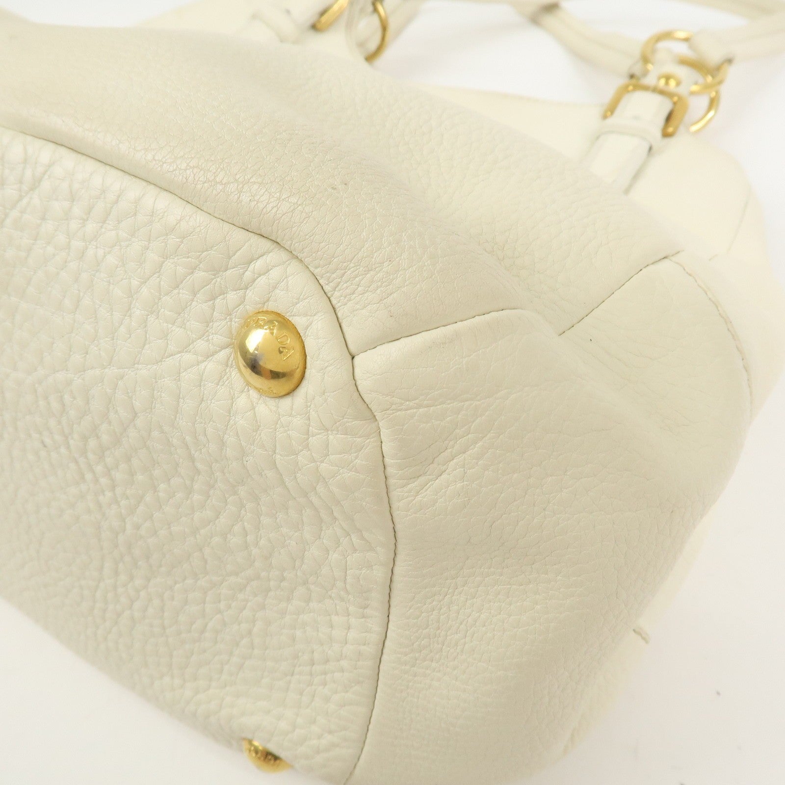 Prada Shoulder Bag - Ivory, Leather