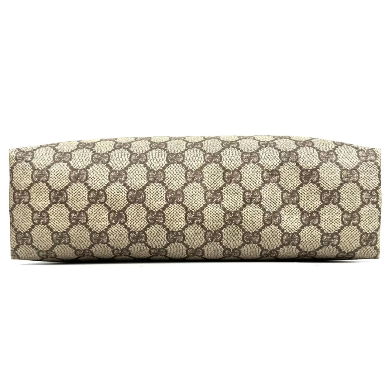 Shoulder Tote Hand Bag Brown PVC Leather