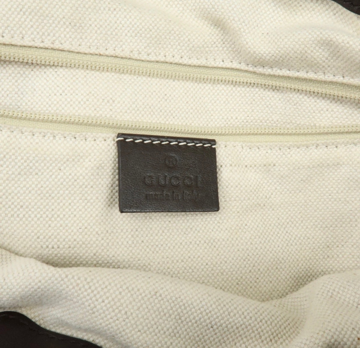 Gucci 2Way Bag - Beige Brown, GG Canvas Leather