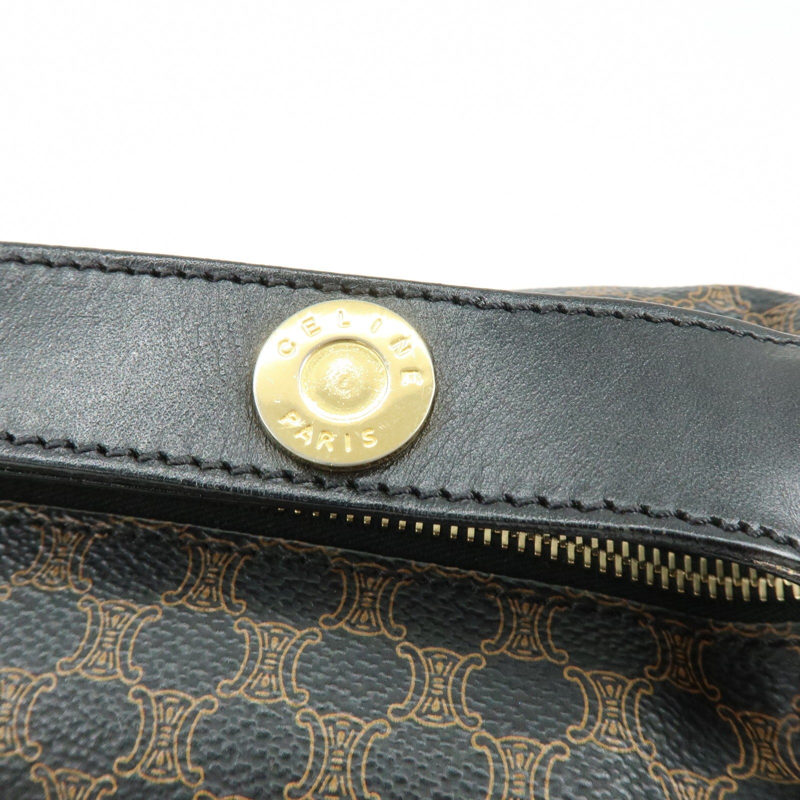 Celine Hand Bag - Black, Brown, PVC, Leather
