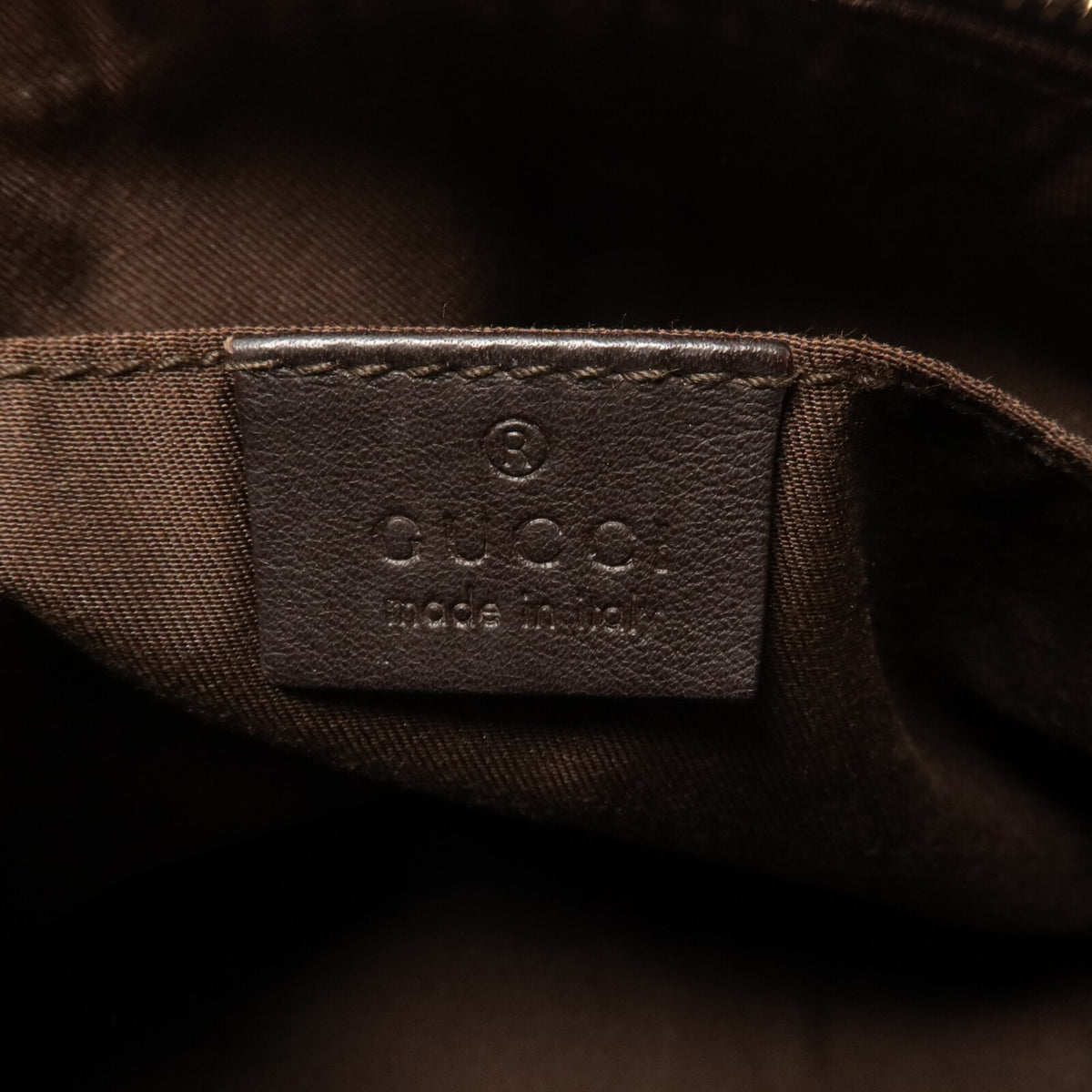 Gucci GG GHW Trophy Boston Handbag - Brown/Beige, GG Canvas