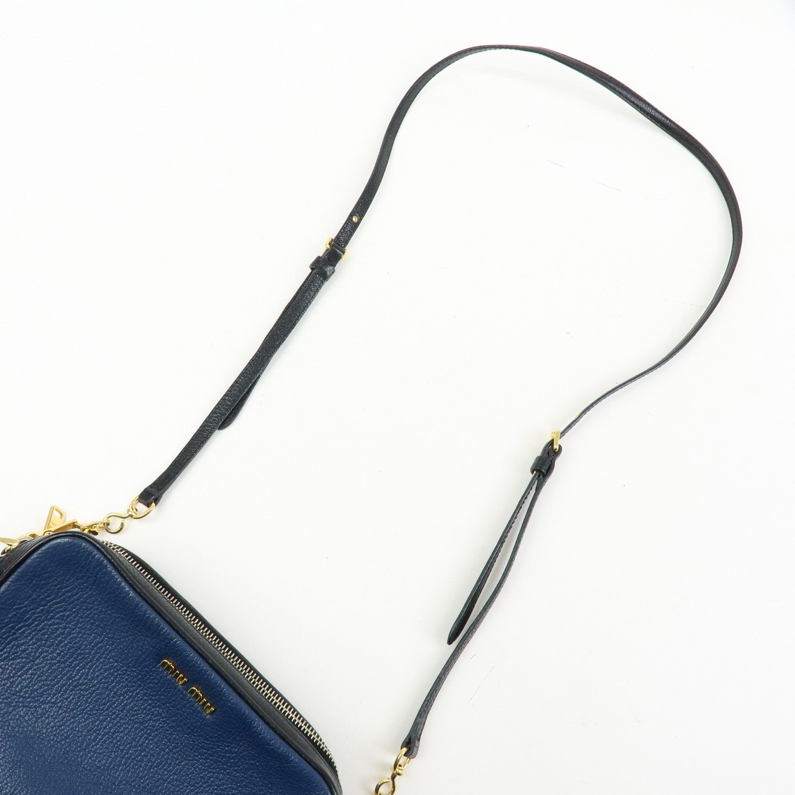 Miu Miu Shoulder Bag - Blue, Leather