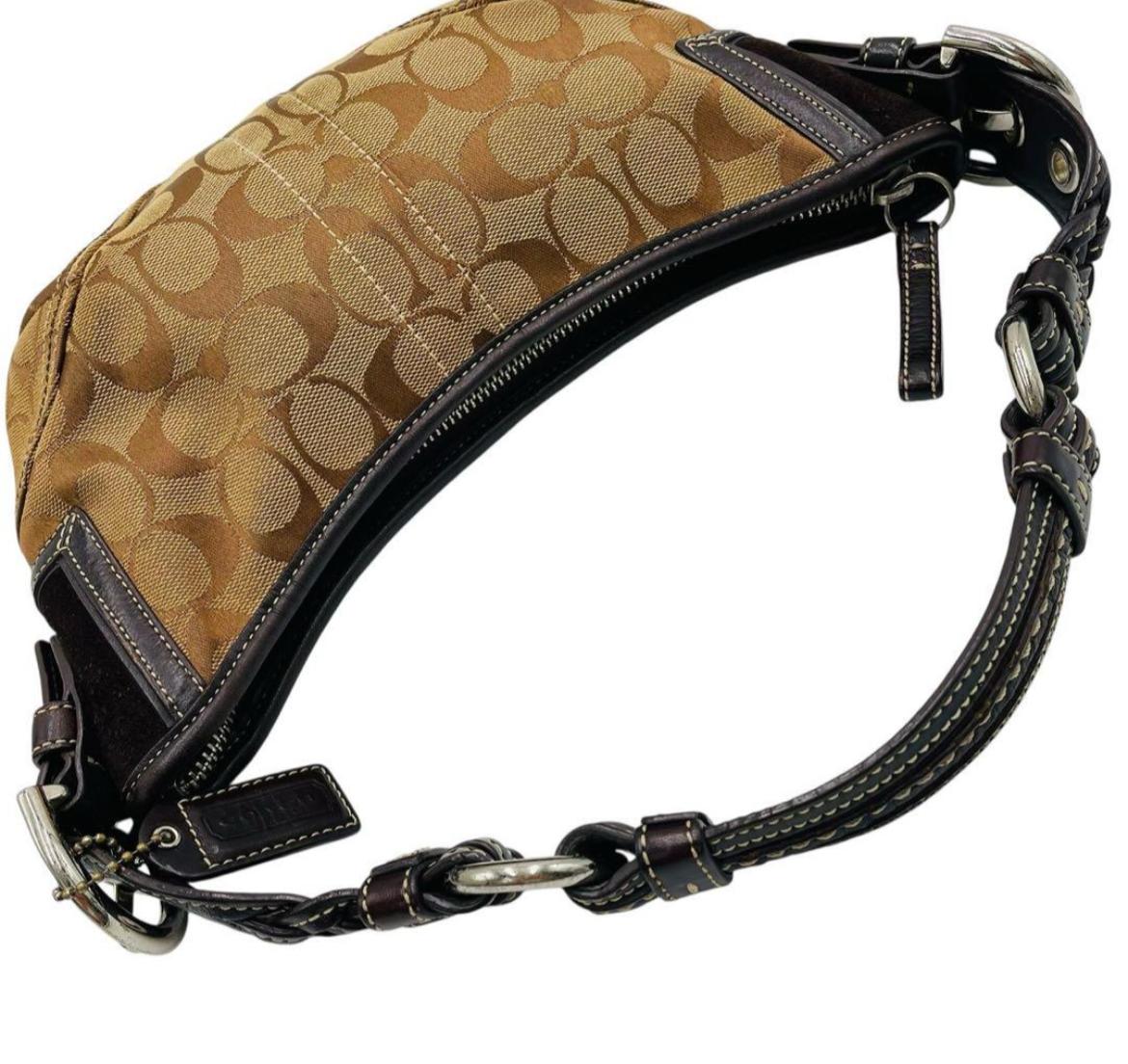 Coach Signature Brown Bag- Rare!