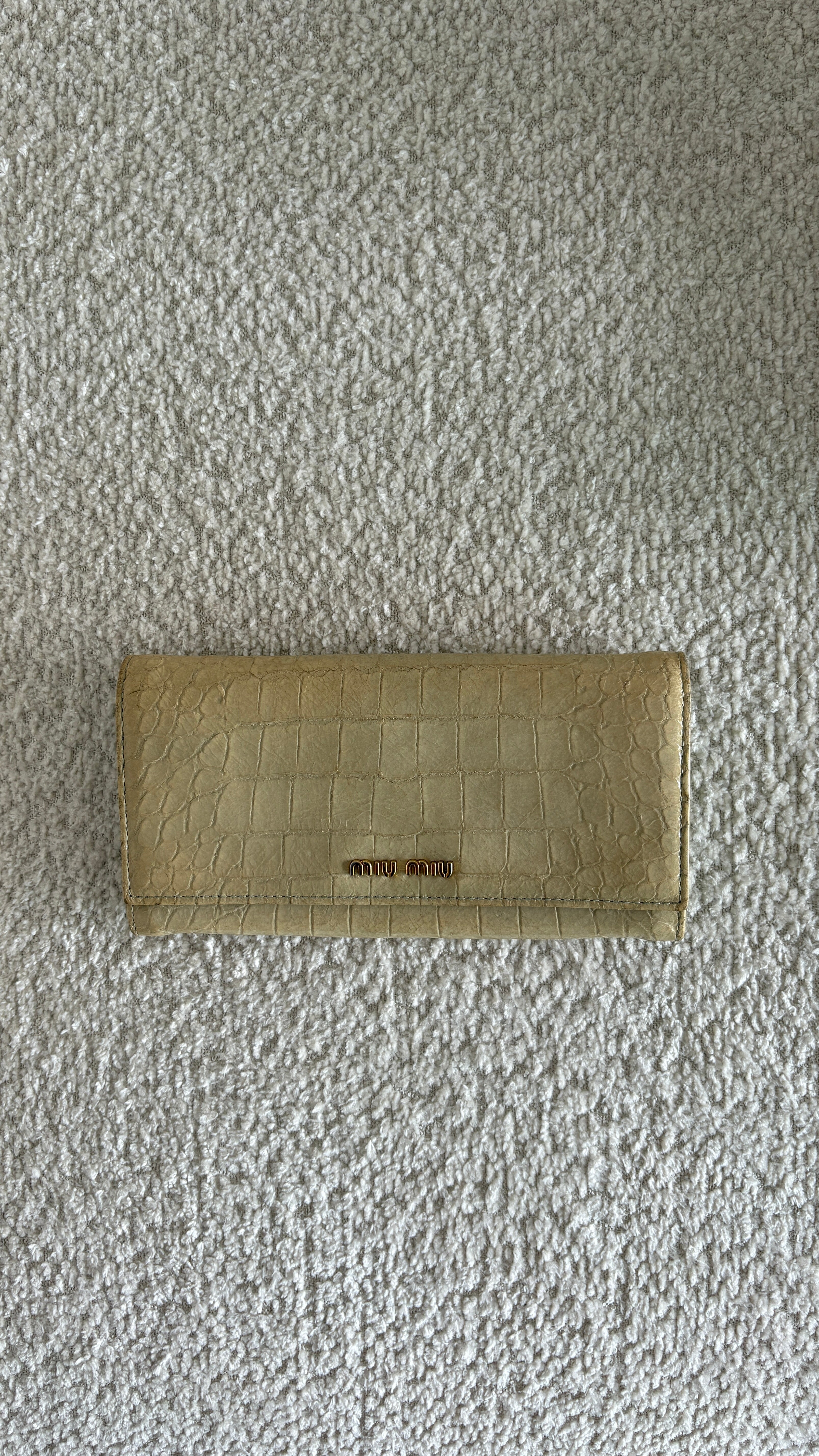 Miu Miu Leather Bifold Wallet