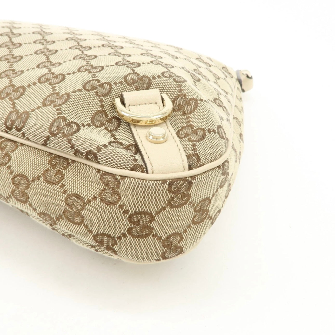 Gucci Abbey Shoulder Bag - Beige, Canvas